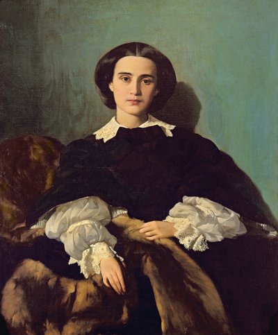 Retrato de la Condesa G. Tempestini, 1854 de Antonio Puccinelli